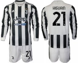 Juventus manga larga de la 1ª equipación 2021/2022 #21 HIGUAIN