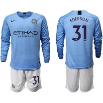 Manchester City Manga larga Camiseta de la 1ª equipación 18/19 #31 EDERSON