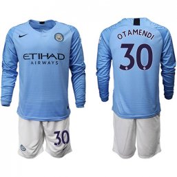 Manchester City Manga larga Camiseta de la 1ª equipación 18/19 #30 OTAMENDI