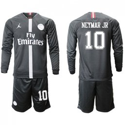 Nuevo Paris St. Germain Manga larga Camiseta de la 1ª equipación 18/19 #10 NEYMAR JR