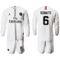 Nuevo Paris St. Germain Manga larga Camiseta de la 2ª equipación 18/19 #6 VERRATTI