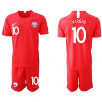 Chile 2018/19 Camiseta de la 1ª equipación #10 VARGAS