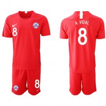 Chile 2018/19 Camiseta de la 1ª equipación #8 A.VIDAL