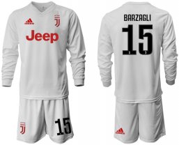 Juventus DE LA 2ª mangas largas blancas 19/20 #15 BARZAGLI