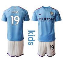 Camiseta Manchester City 2019/20 1ª EQUIPACIÓN #19 SANE Niños