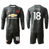 Manchester United Manga larga de la 2ª equipación 2019/20 #18 YOUNG