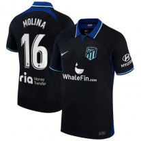 Niños Camiseta Atletico Madrid 2022/2023 de 2ª EQUIPACIÓN #16 Molina