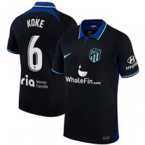 Niños Camiseta Atletico Madrid 2022/2023 de 2ª EQUIPACIÓN #6 Koke