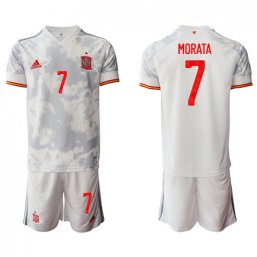 Camiseta España 2ª Equipacion 2020/2021 #7 MORATA