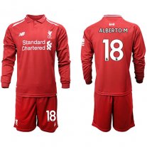 Liverpool Manga larga Camiseta de la 1ª equipación 18/19 #18 ALBERTO.M