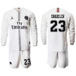 Nuevo Paris St. Germain Manga larga Camiseta de la 2ª equipación 18/19 #23 DRAXLER