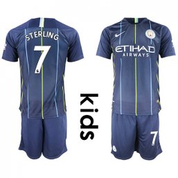 Camiseta Manchester City 18/19 2ª EQUIPACIÓN Niños #7 STERLING