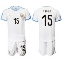 Uruguay 2018 2ª EQUIPACIÓN CAMISETAS DE FÚTBOL #15 VECINO