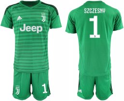 adidas Juventus #1 SZCZESNY Camiseta de la Verde equipación 19/20 Portero