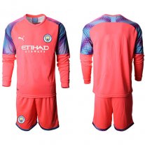 Manchester City Manga larga Camiseta de la Portero equipación Rosa 19/20