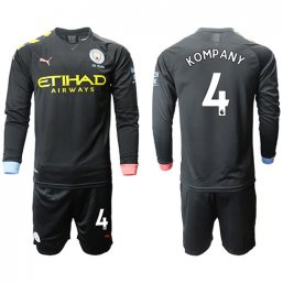 Manchester City Manga larga Camiseta de la 2ª equipación 2019/20 #4 KOMPANY