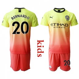 Camiseta Manchester City 2019/20 3ª EQUIPACIÓN #20 BERNARDO Niños