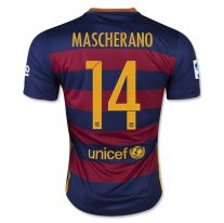 Barcelona 15/16 MASCHERANO Camiseta de la 1ª equipación