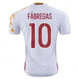 Spain 2016 FABREGAS Camiseta de la 2ª equipación