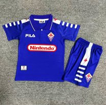 Niños ACF Fiorentina CAMISETA de la 1ª EQUIPACIÓN 98-99