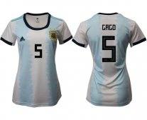 Argentina Fernando Gago 2019 1ª EQUIPACIÓN CAMISETAS DE FÚTBOL Mujer