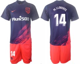 Camiseta Atletico Madrid 2021/2022 de 2ª EQUIPACIÓN #14 M.LLORENTE