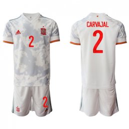 Camiseta España 2ª Equipacion 2020/2021 #2 CARVAJAL