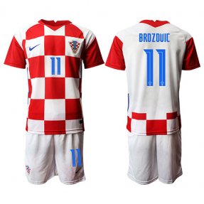 Croacia CAMISETAS DE la 1ª FÚTBOL 2020/2021 #11 BROZOVIC