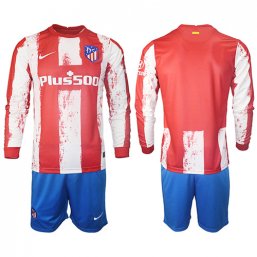 Camiseta Atletico Madrid 1ª Manga larga Equipación 2021/2022