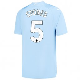 Niños Camiseta Manchester City 2023/2024 de 1ª EQUIPACIÓN #5 STONES