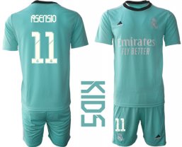 Niños Camiseta Real Madrid 2021/2022 de 3ª EQUIPACIÓN #11 ASENSIO