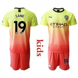 Camiseta Manchester City 2019/20 3ª EQUIPACIÓN #19 SANE Niños