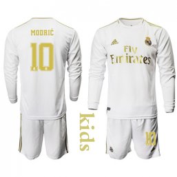 Real Madrid Manga larga Camiseta de la 1ª equipación 2019/20 Niños #10 MODRIC