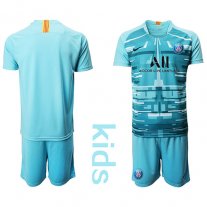 Camiseta de fútbol Lago azul de portero de Paris St. Germain 19/20 Niños