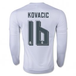 Real Madrid 15/16 Mateo Kovacic LS Camiseta de la 1ª equipación