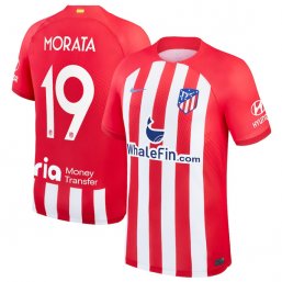 Niños Camiseta Atletico Madrid 2023/2024 de 1ª EQUIPACIÓN #19 Morata