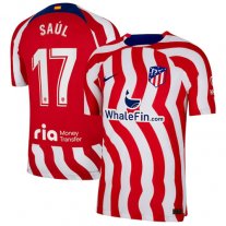 Niños Camiseta Atletico Madrid 2022/2023 de 1ª EQUIPACIÓN #17 Saul