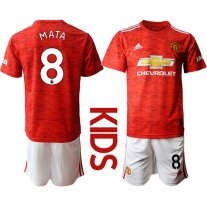 Manchester United 2020/2021 Camiseta de la 1ª equipación Niños #8 MATA