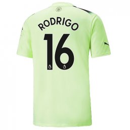 Niños Camiseta Manchester City 2022/2023 de 3ª EQUIPACIÓN #16 RODRIGO