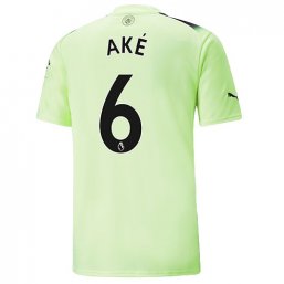 Niños Camiseta Manchester City 2022/2023 de 3ª EQUIPACIÓN #6 AKE