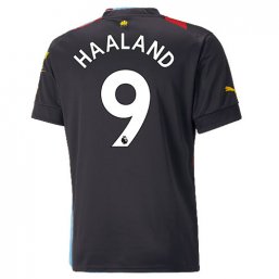 Niños Camiseta Manchester City 2022/2023 de 2ª EQUIPACIÓN #9 HAALAND