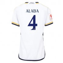 Niños Camiseta Real Madrid 2023/2024 de 1ª EQUIPACIÓN #4 Alaba