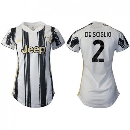 2020/2021 Juventus Camiseta de la 1ª equipación Mujer #2 DE SCIGLIO