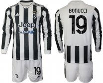 Juventus manga larga de la 1ª equipación 2021/2022 #19 BONUCCI