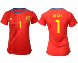 Camiseta España David de Gea 1ª Equipacion 2019/20 Mujer