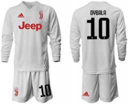 Juventus DE LA 2ª mangas largas blancas 19/20 #10 DYBALA