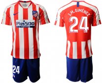 Camiseta Atletico Madrid 1ª Equipación 2019/20 #24 J.M.GIMENEZ