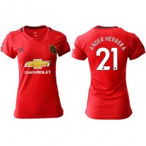 Manchester United 19/20 Camiseta de la 1ª equipación #21 ANDER HERRERA Mujer