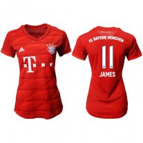 adidas Bayern Munich Camiseta de la 1ª equipación 19/20 #11 JAMES Mujer