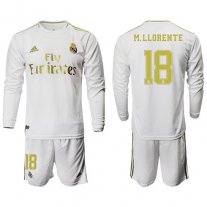 Real Madrid Manga larga Camiseta de la 1ª equipación 2019/20 #18 M.LLORENTE